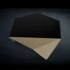 Table basse en deux tons design en métal laser à café coupé Ruche Viadurini