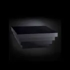 conception de la table à café Café Silhouette Cadeau fibre de bois Viadurini