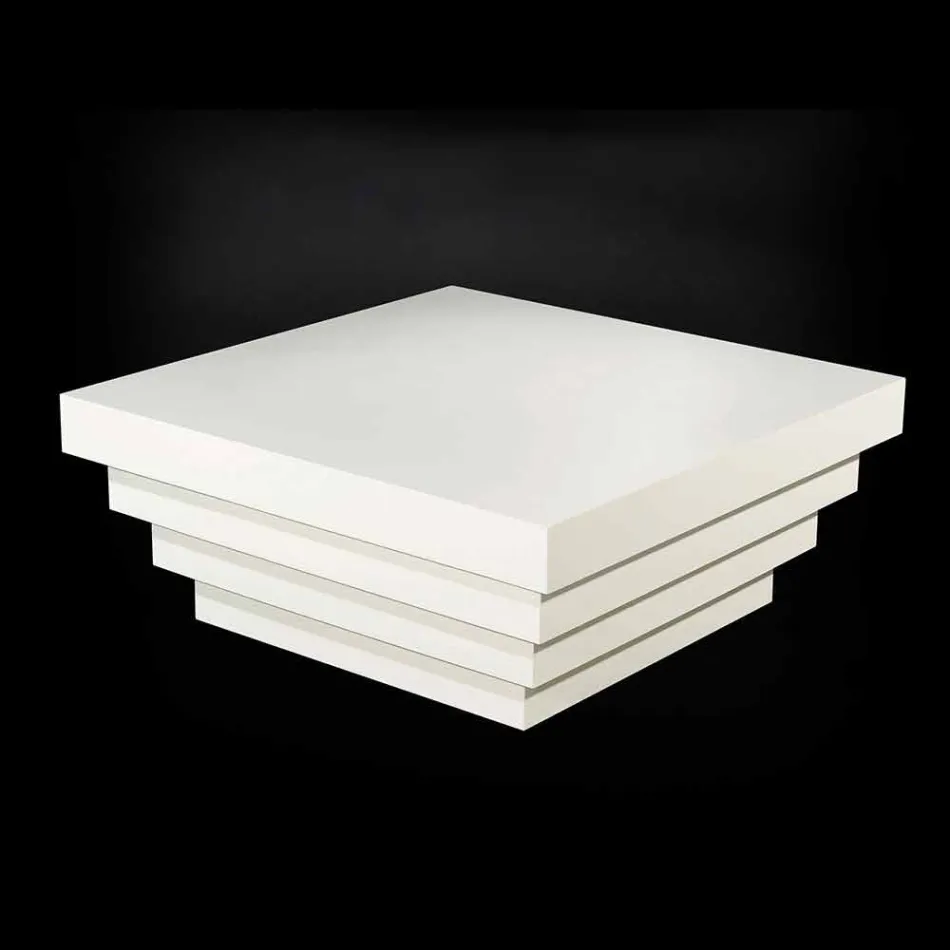 conception de la table à café Café Silhouette Cadeau fibre de bois Viadurini