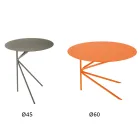 Table basse en métal coloré de haute qualité fabriquée en Italie - Olesya Viadurini