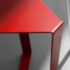 Table basse design en métal coloré Made in Italy - Yasmine Viadurini