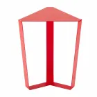 Table basse en métal coloré de design italien moderne - Yasmine Viadurini