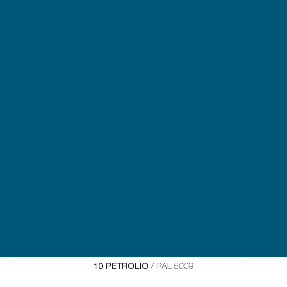 Table basse ronde en métal, design en différentes couleurs et 2 tailles - Olesya Viadurini