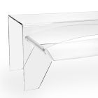 Table basse en plexiglas transparent ou avec plateau fumé - Parini Viadurini