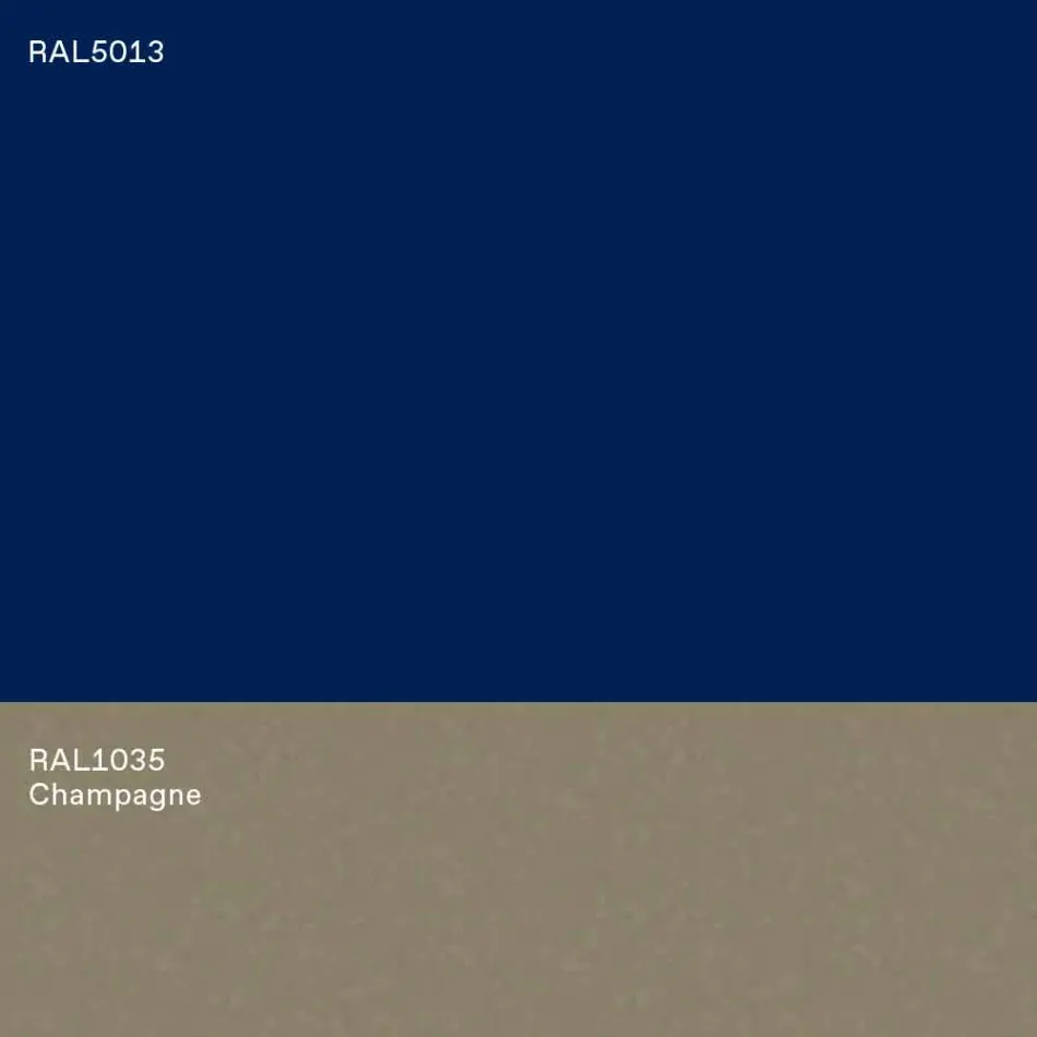 Table basse design moderne bleu ou bordeaux avec anneau - Lok Viadurini