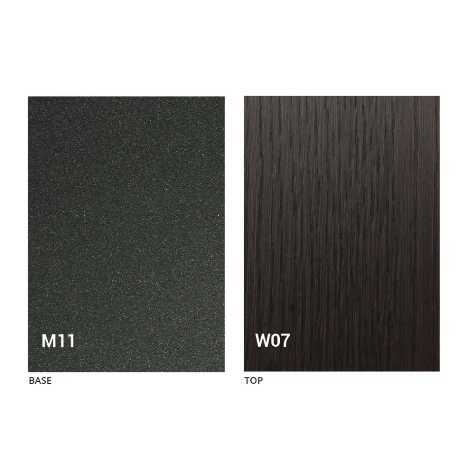 Table basse transformable moderne en bois et métal fabriquée en Italie - Fabio Viadurini