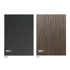 Table basse transformable moderne en bois et métal fabriquée en Italie - Fabio Viadurini