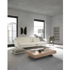 Table basse transformable moderne en bois et métal fabriquée en Italie - Fabio Viadurini