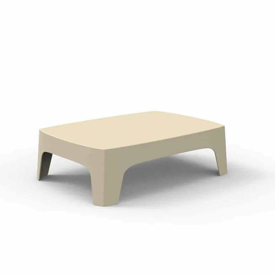 Table basse d'extérieur Solid by Vondom en polypropylène Viadurini