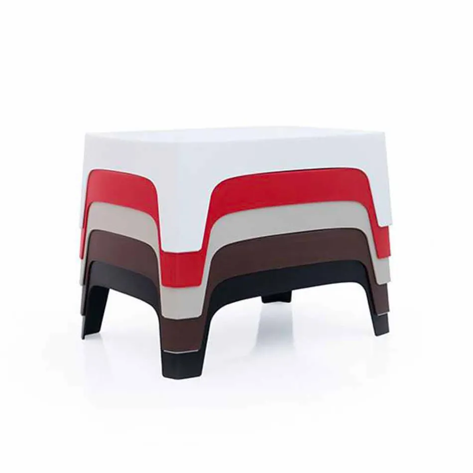 Table basse d'extérieur Solid by Vondom en polypropylène Viadurini