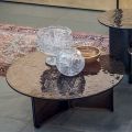 Table basse ronde en verre pour salon design 3 tailles - Imolao