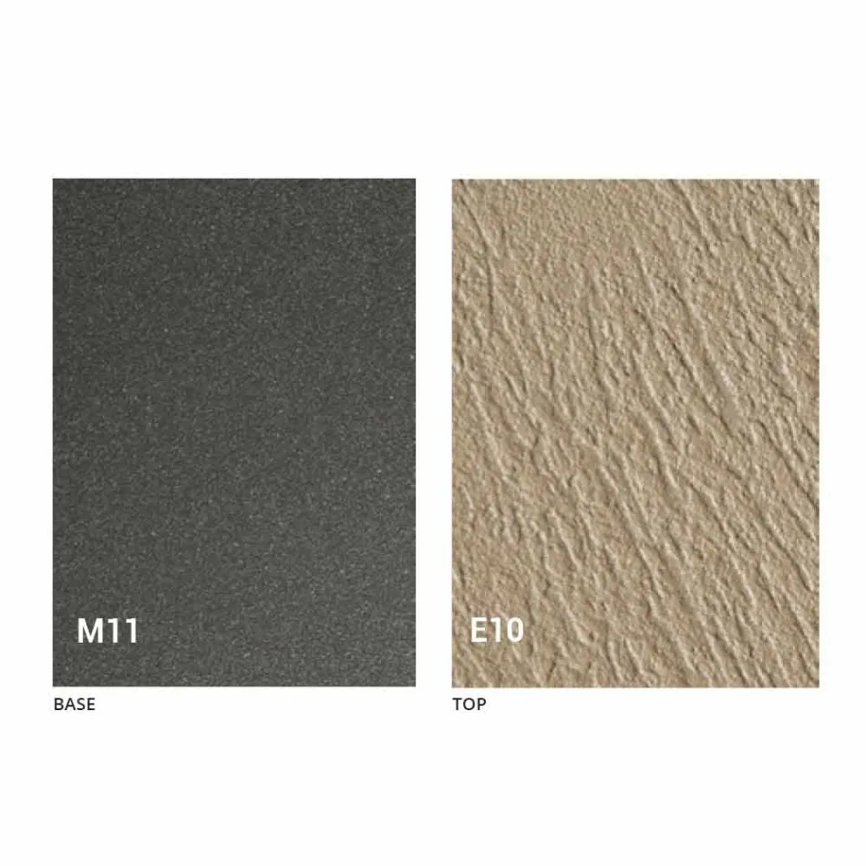 Table basse transformable avec plateau effet mortier Made in Italy - Romantique Viadurini