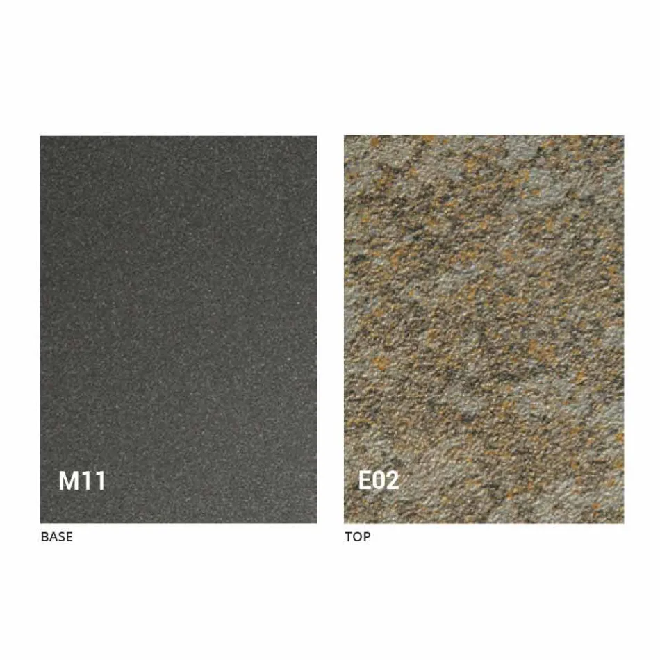 Table basse transformable avec plateau effet mortier Made in Italy - Romantique Viadurini