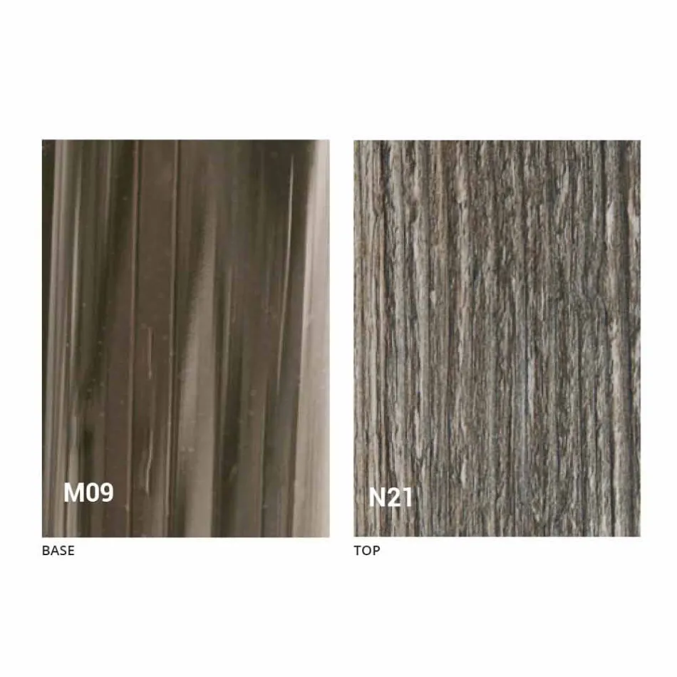 Table basse transformable moderne en bois et métal fabriquée en Italie - Gabri Viadurini