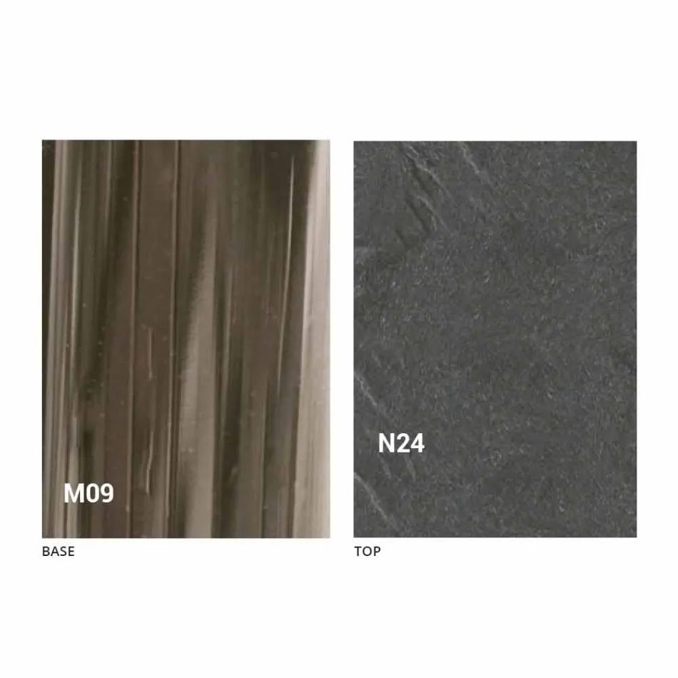 Table basse transformable moderne en bois et métal fabriquée en Italie - Gabri Viadurini