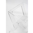 Table Basse en Plexiglas Transparent Intérieur ou Extérieur - Platano Viadurini
