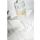 Table Basse en Plexiglas Transparent Intérieur ou Extérieur - Platano Viadurini