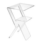 Table Basse en Plexiglas Transparent Intérieur ou Extérieur - Platano Viadurini