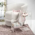 Table de canapé en plexiglas transparent ou fumé Made in Italy - Janne Viadurini