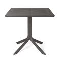 Table basse d'extérieur avec plateau en polypropylène perforé - Fourchette
