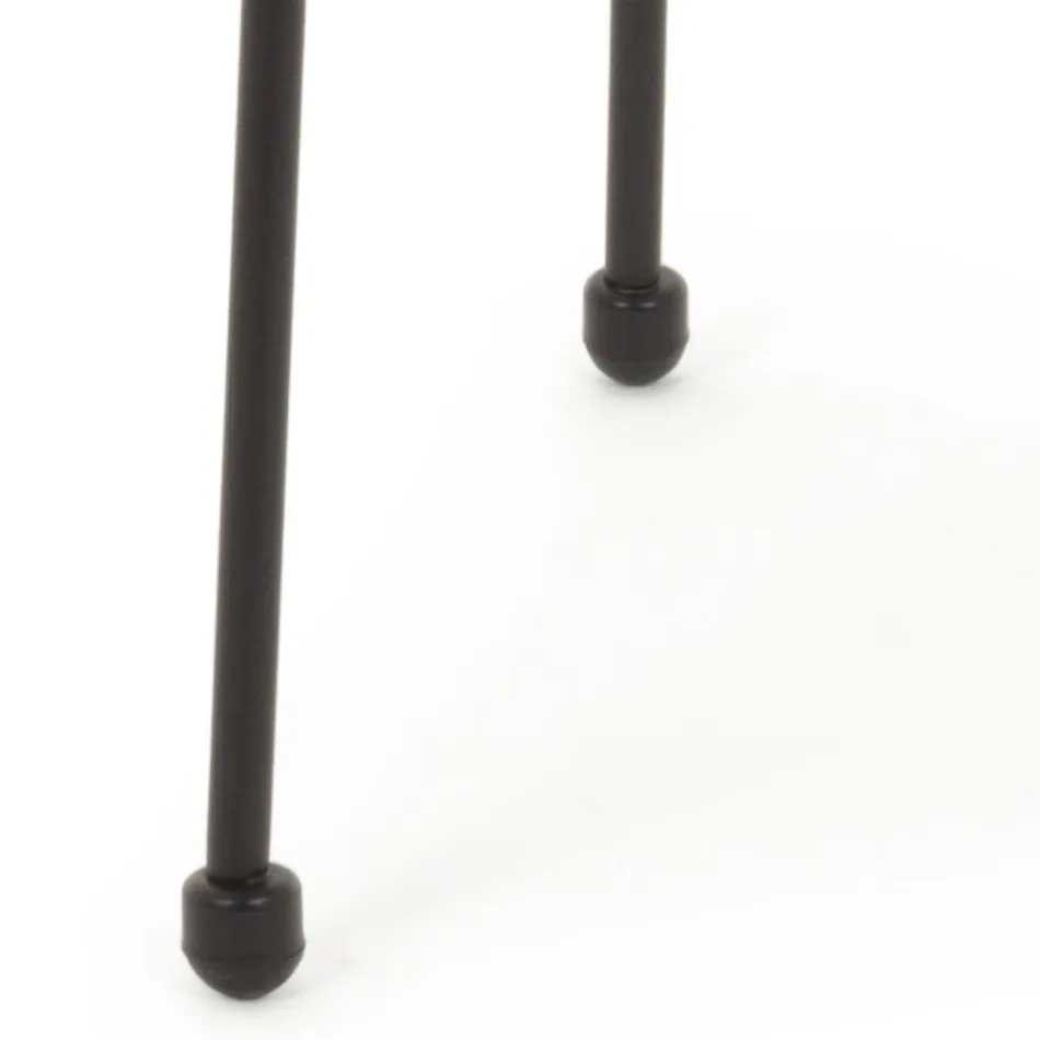 Table basse d'extérieur en acier avec plateau en verre design - Spumolizia Viadurini