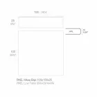 Table basse d'extérieur en aluminium et stratifié carré noir - Suave par Vondom Viadurini