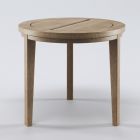 Table basse d'extérieur en bois d'Iroko Made in Italy - Brig Viadurini