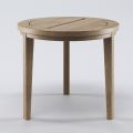 Table basse d'extérieur en bois d'Iroko Made in Italy - Brig