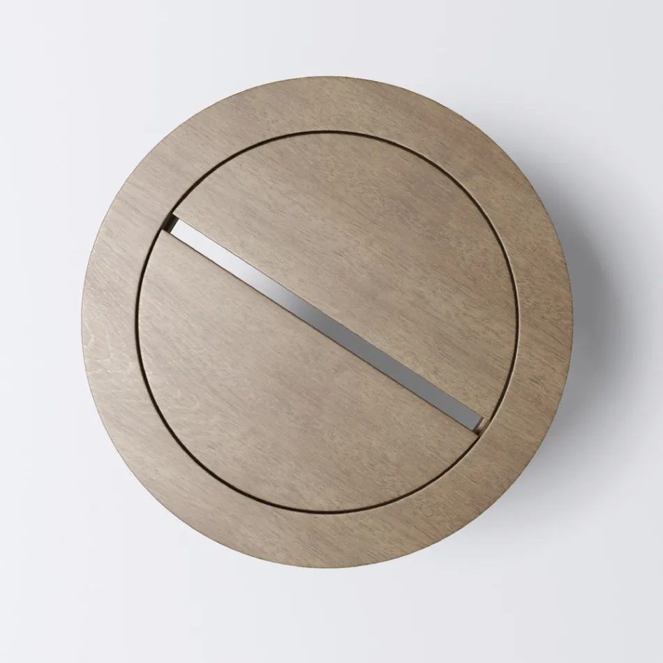 Table basse d'extérieur en bois de teck fabriquée en Italie - Briga Viadurini