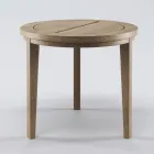 Table basse d'extérieur en bois de teck fabriquée en Italie - Briga Viadurini