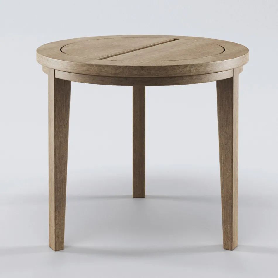 Table basse d'extérieur en bois de teck fabriquée en Italie - Briga Viadurini