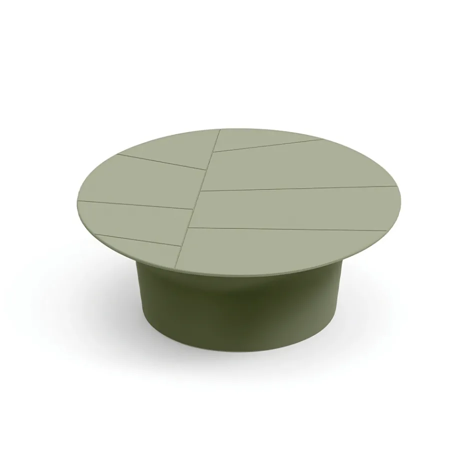Table basse d'extérieur en polyéthylène disponible en plusieurs couleurs - Serviette Viadurini