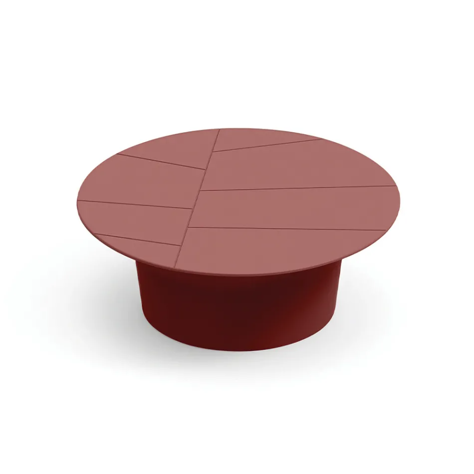 Table basse d'extérieur en polyéthylène disponible en plusieurs couleurs - Serviette Viadurini