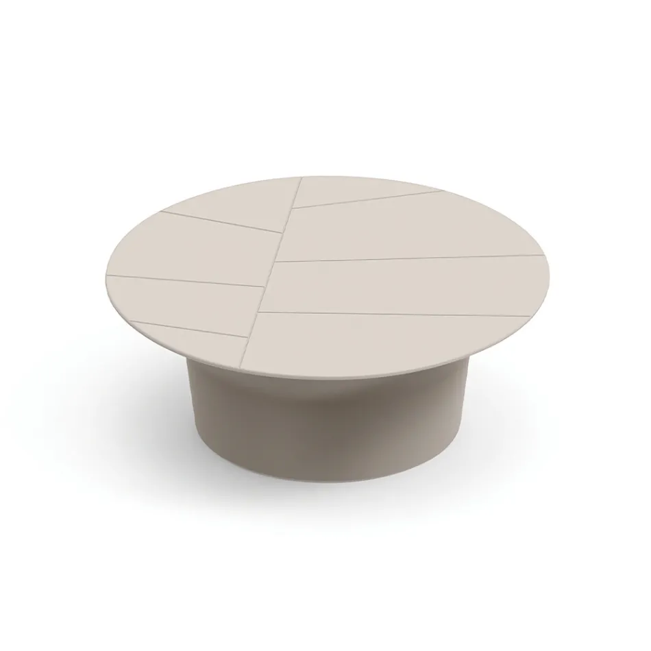Table basse d'extérieur en polyéthylène disponible en plusieurs couleurs - Serviette Viadurini