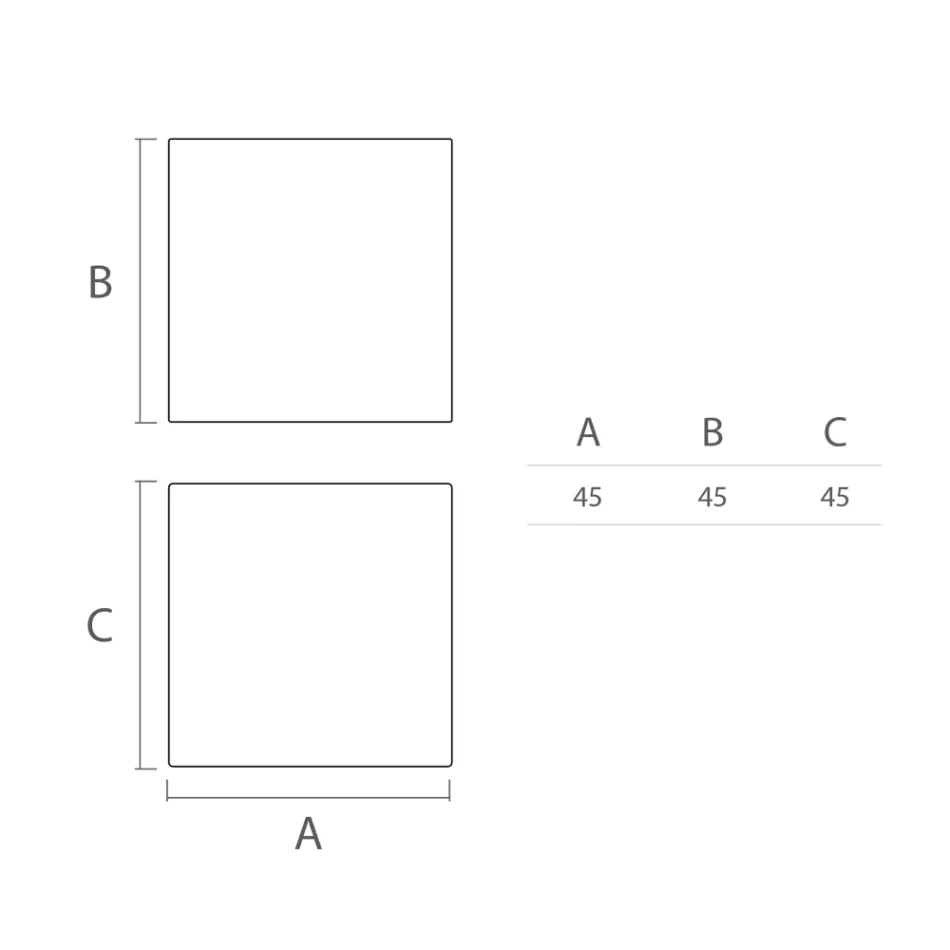 Table basse d'extérieur lumineuse en polyéthylène blanc Made in Italy - Derti Viadurini