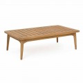 Table d'extérieur moderne en bois de teck Homemotion - Luanaedmea