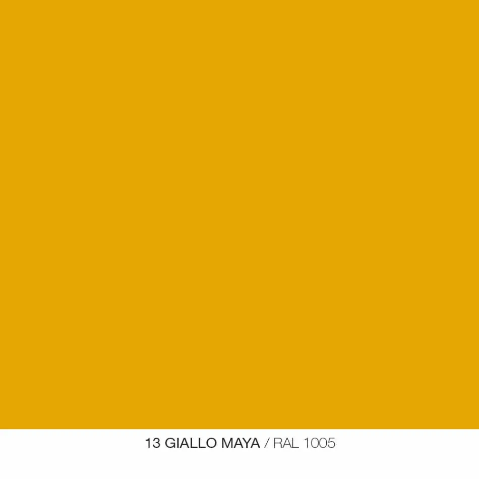 Table basse d'extérieur en métal coloré de conception moderne pour le salon - Karol Viadurini