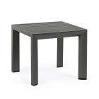 Table basse d'extérieur carrée en aluminium peint, Homemotion 2 pièces - Marius Viadurini