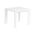 Table basse d'extérieur carrée en aluminium peint, Homemotion 2 pièces - Marius