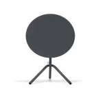 Table ronde d'extérieur en métal et tôle Made in Italy - Alberic Viadurini