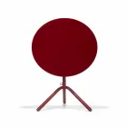 Table ronde d'extérieur en métal et tôle Made in Italy - Alberic Viadurini