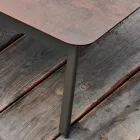 Table basse d'extérieur design Varaschin System en aluminium peint Viadurini