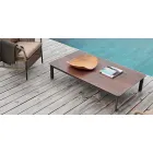 Table basse d'extérieur design Varaschin System en aluminium peint Viadurini