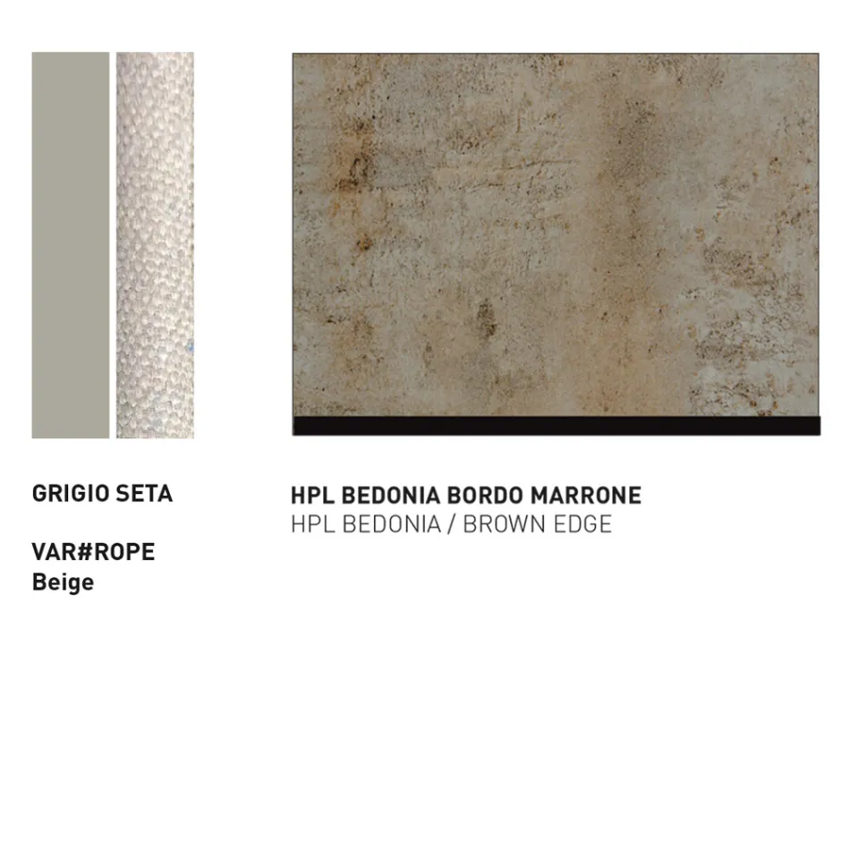 Base de table basse de jardin en aluminium Made in Italy - Emma by Varaschin Viadurini