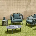 Base de table basse de jardin en aluminium Made in Italy - Emma by Varaschin Viadurini