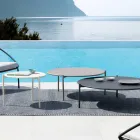 Table basse de jardin en acier de différentes tailles Made in Italy - Sansa Viadurini