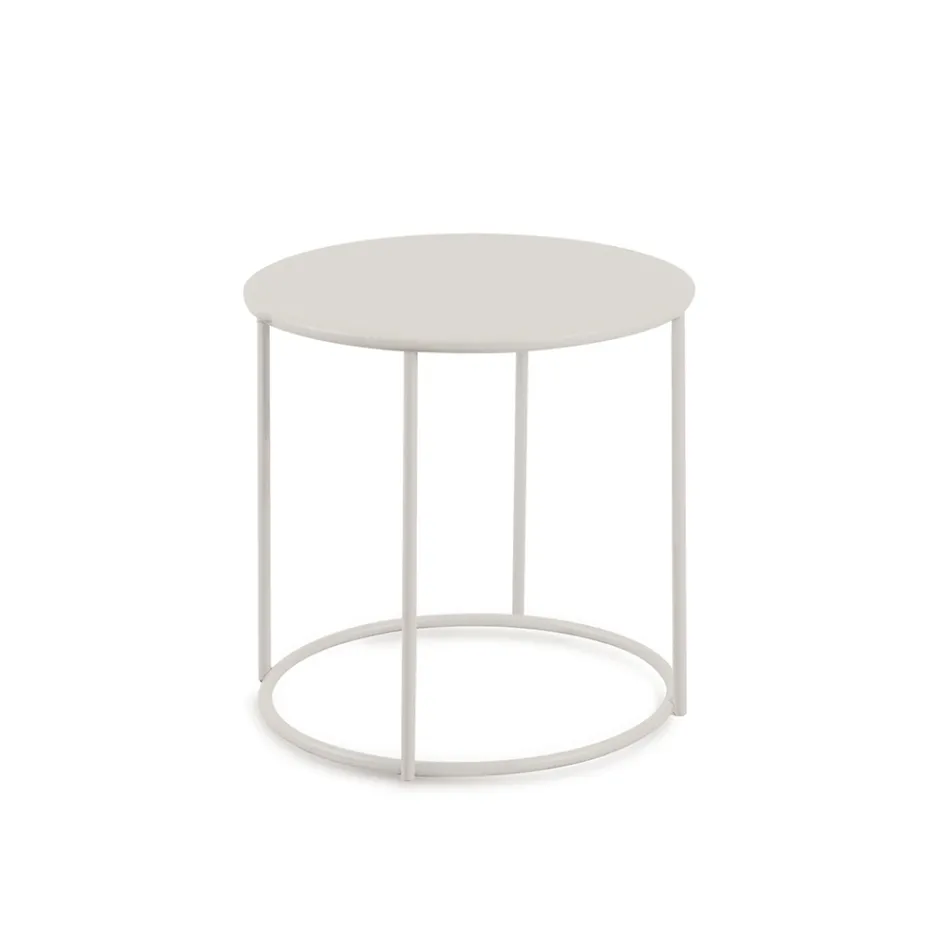 Table basse de jardin en acier galvanisé de différentes tailles Made in Italy - Brienne Viadurini