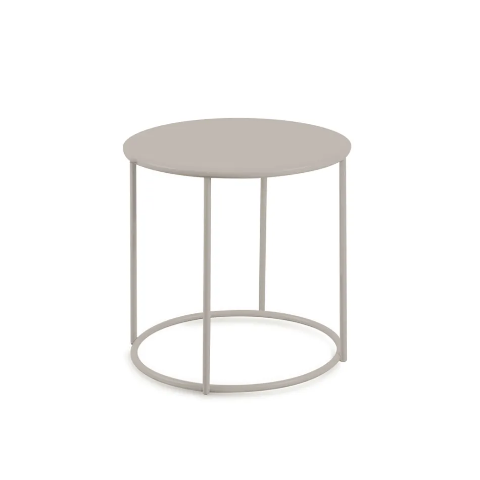 Table basse de jardin en acier galvanisé de différentes tailles Made in Italy - Brienne Viadurini