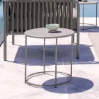 Table basse de jardin en acier galvanisé de différentes tailles Made in Italy - Brienne Viadurini