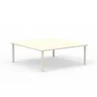 Table basse de jardin en acier galvanisé Made in Italy - Arwen Viadurini